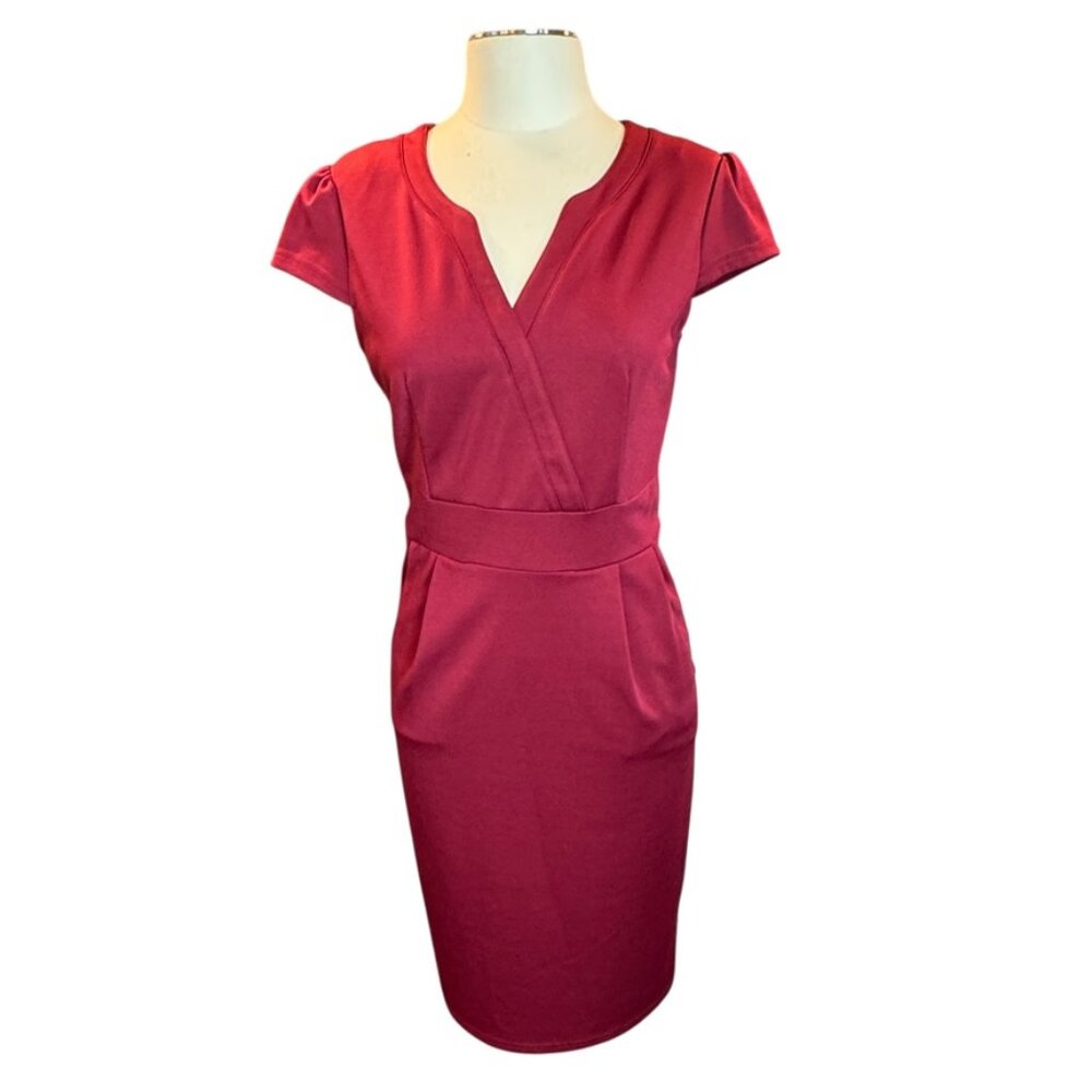 CEASIKERY maroon dress Size Small NWOT